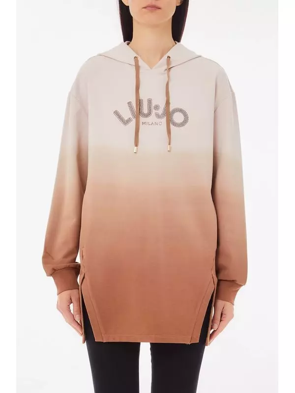 Худи удлиненное с разрезами Liu Jo