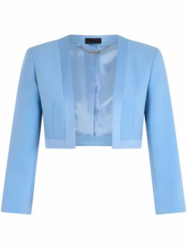 LIU JO Укороченный жакет из атласа