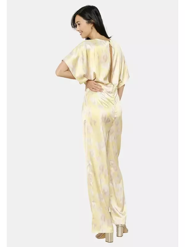 Комбинезон WITH FLUTTER SLEEVES LolaLiza, светло-желтый