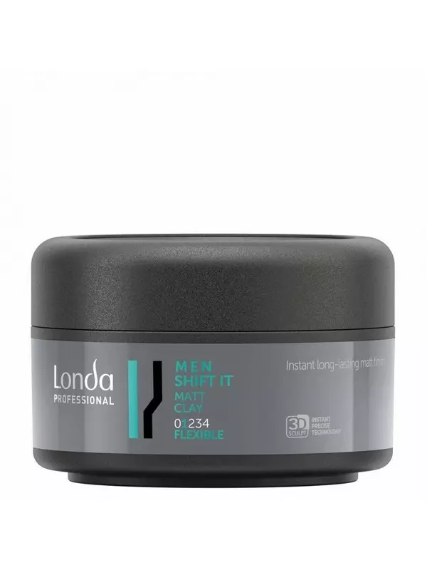 Londa Professional, Men Shift It Matt Clay, глина для укладки волос для мужчин, 75 мл