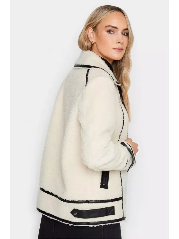 Дубленка на молнии Long Tall Sally, бежевый