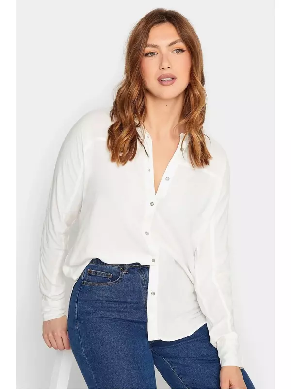 Длинная рубашка Sally с длинными рукавами Long Tall Sally, бежевый