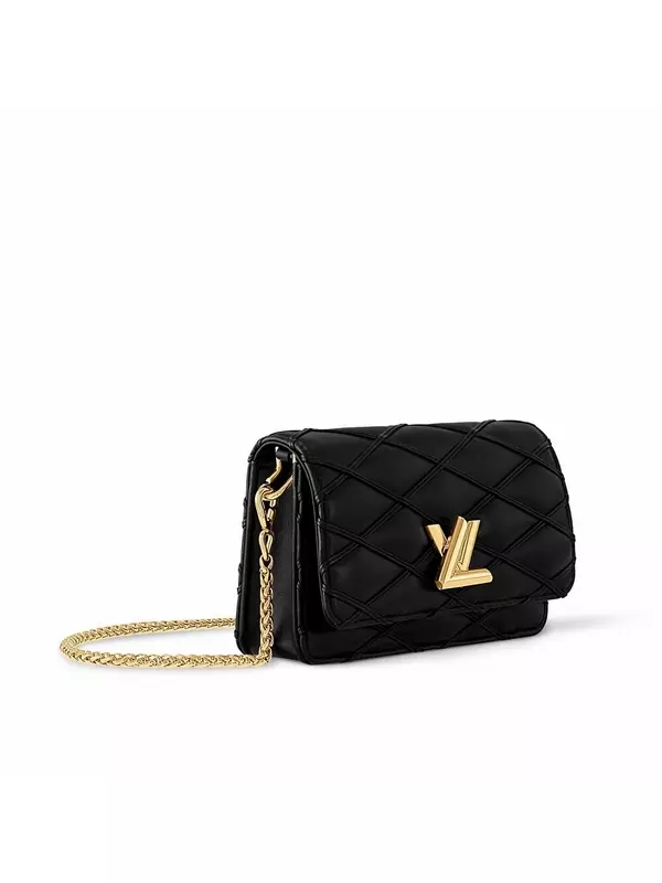 Кошелек на цепочке GO-14 Louis Vuitton, черный