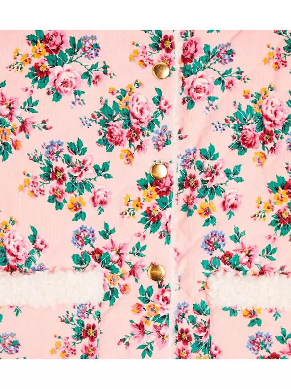 Пальто dalila из хлопка с цветочным принтом Louise Misha, мультиколор