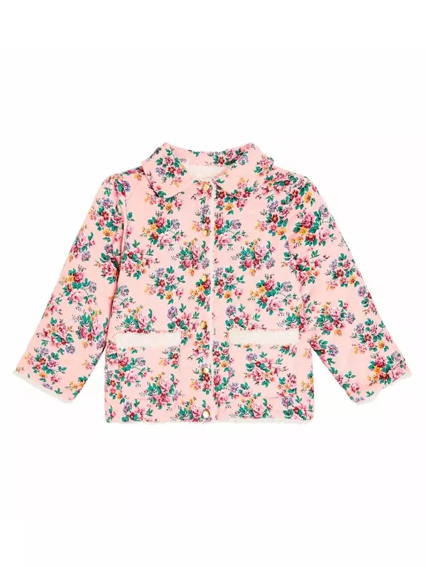 Пальто dalila из хлопка с цветочным принтом Louise Misha, мультиколор