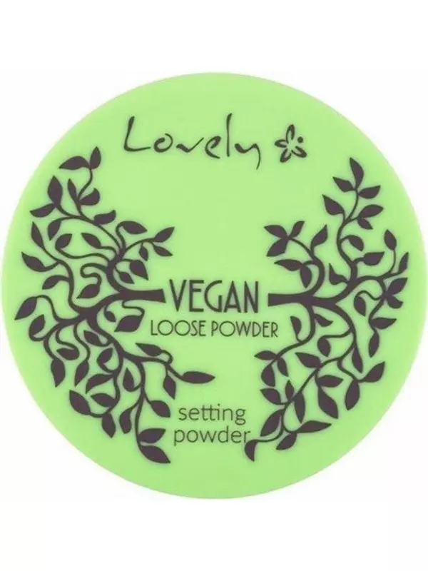 Lovely Vegan рассыпчатая прозрачная закрепляющая пудра