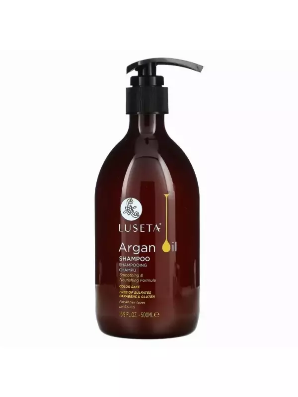Luseta Beauty, Аргановое масло, шампунь для всех типов волос, 500 мл (16,9 жидк. Унции)