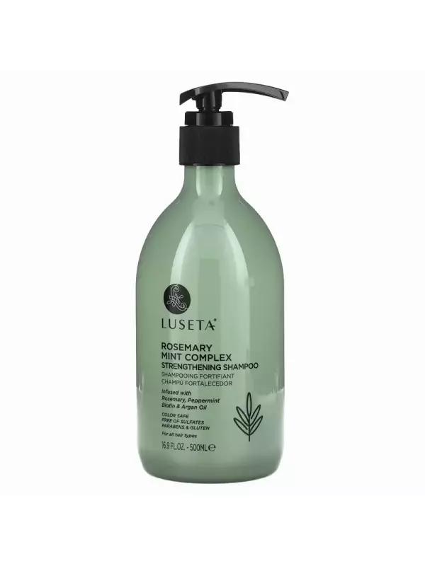 Шампунь укрепляющий Luseta Beauty с комплексом розмарина и мяты, 500 мл