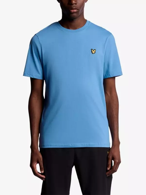 Футболка из хлопка Core Cotton Blend Lyle & Scott, Parisian Blue