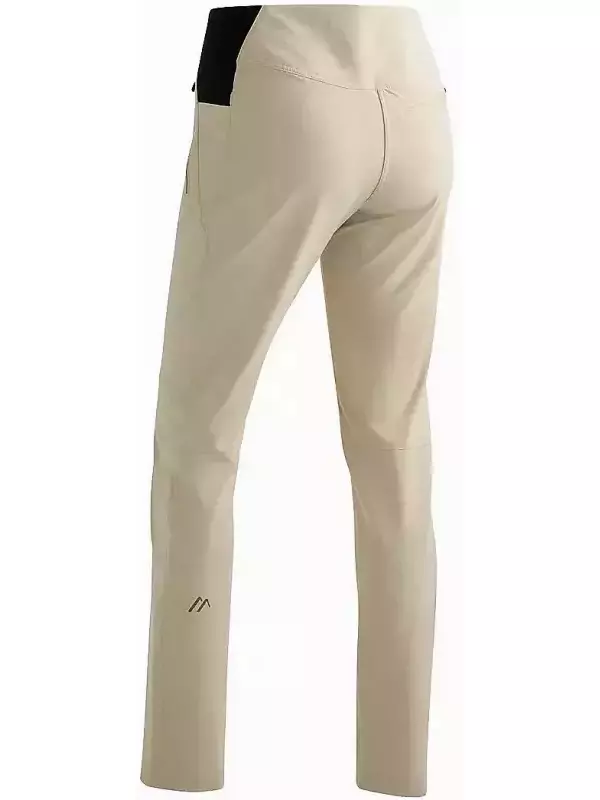 Спортивные уличные брюки Maier Latit Slim Vario W, женские походные брюки, длинные уличные брюки, узкие треккинговые брюки Maier Sports, коричневый