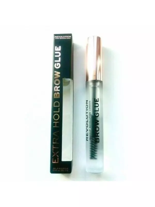 Клей для бровей экстра фиксации Прозрачный гель для бровей длительного действия 3,00 мл, Makeup Revolution