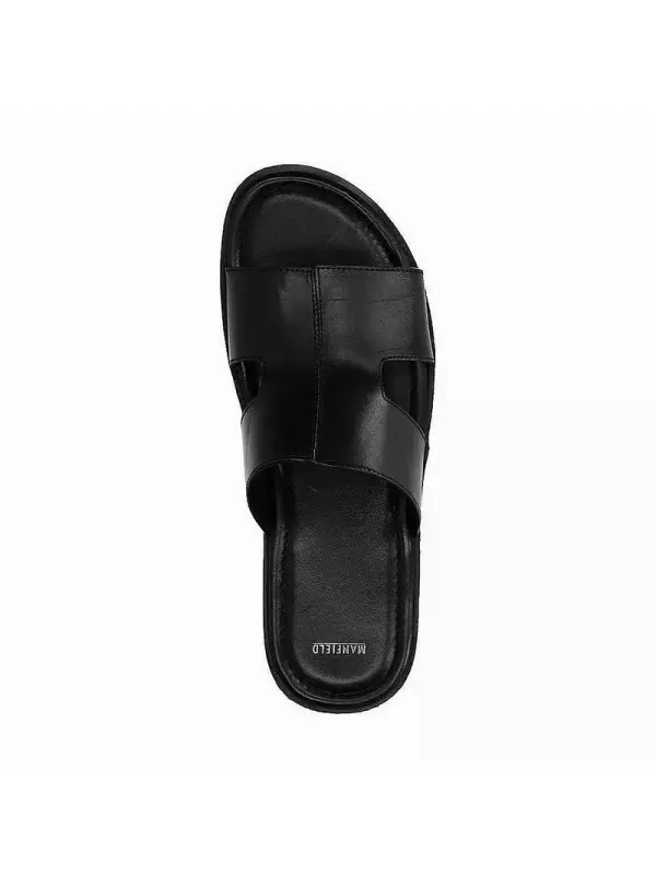 Мюли на плоской подошве Manfield, цвет schwarz