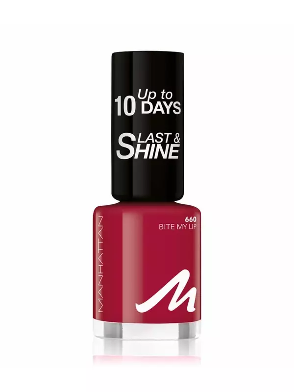 Лак для ногтей Manhattan Last & Shine, Nr. 660 - Bite My Lip, 8 ml