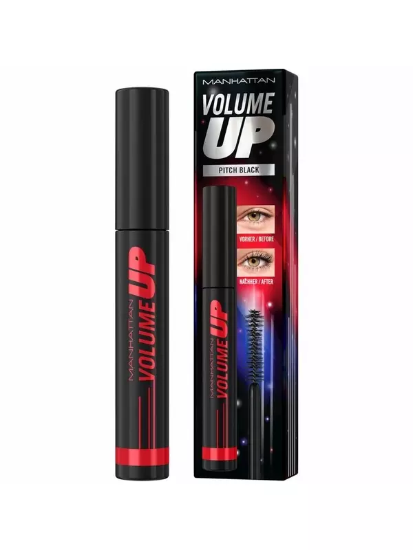 Тушь для ресниц Volume Up 004 Pitch Black Manhattan, 8 ml
