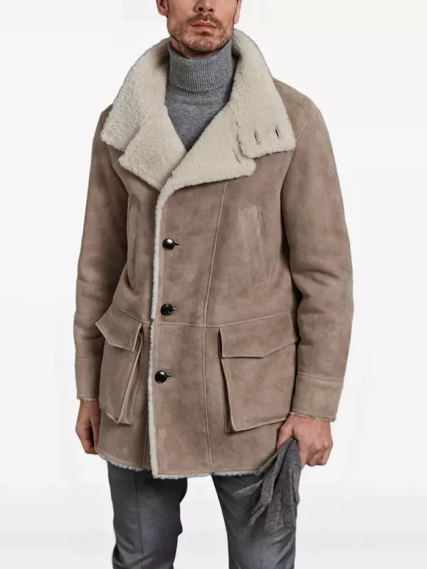 Дубленка Manzoni 24, коричневый