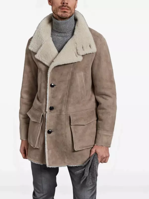 Дубленка Manzoni 24, коричневый