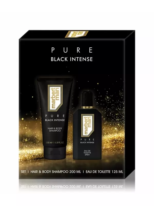 Набор для ухода за телом Marbert Man Pure Black Intense Set, 1 шт.