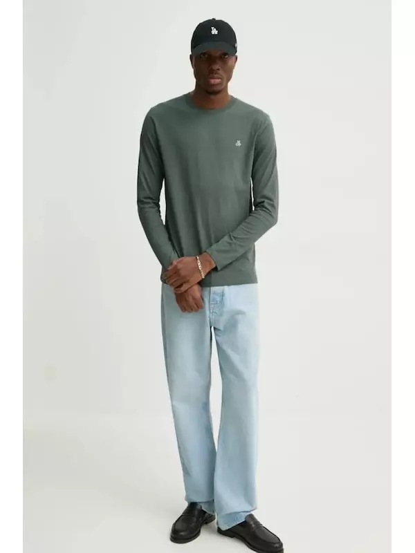 Хлопковая водолазка Marc O'Polo, зеленый