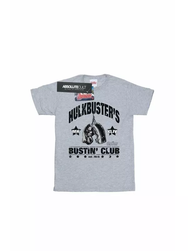 Футболка Iron Man Hulkbuster's Bustin´ Club Marvel, серый