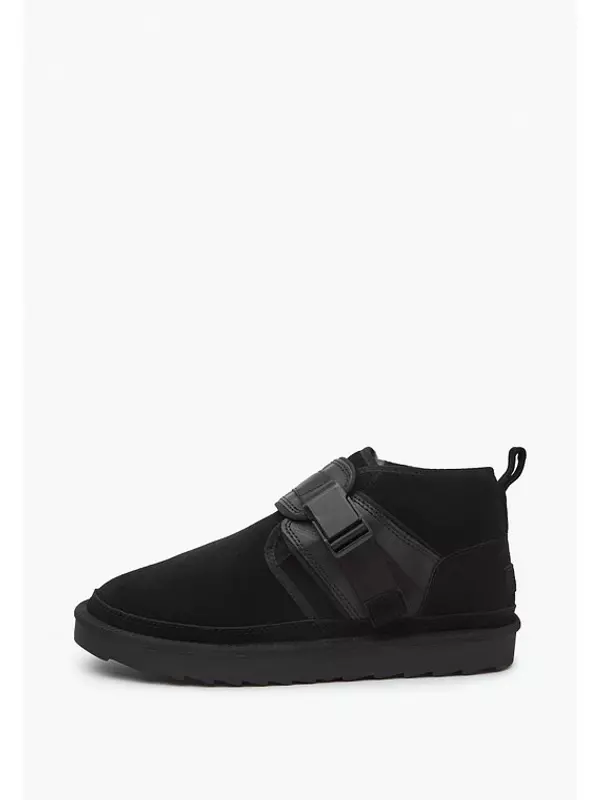 Черные мужские короткие угги