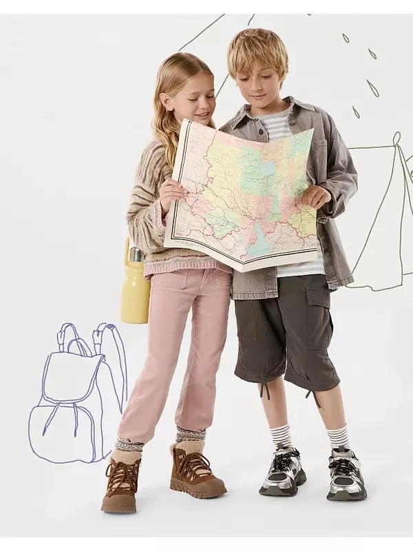 Коричневые детские угги