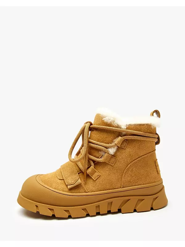 Рыжие детские угги