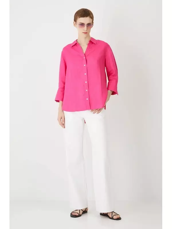 Льняная рубашка Medicine, фиолетовый