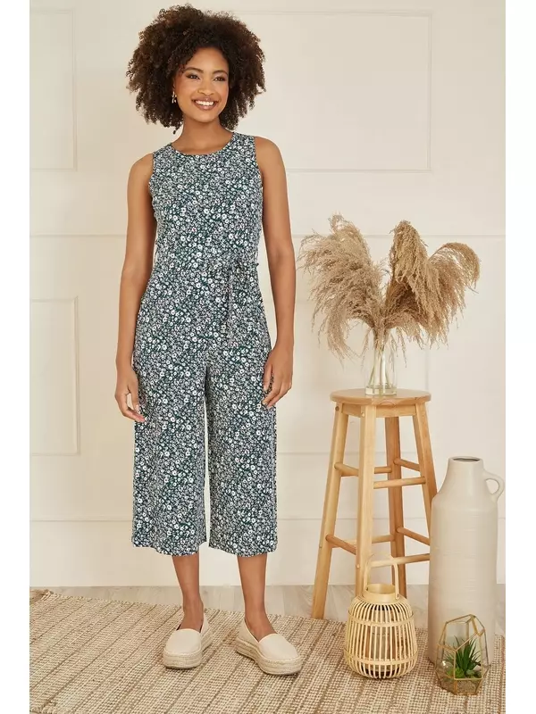 Дитси-Кюлоты с принтом Mela, зеленый