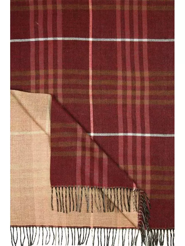 Палантин из смесовой шерсти в клетку Mellizos