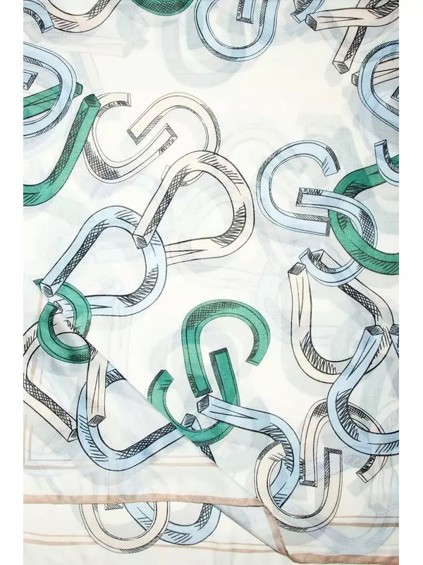 Палантин с принтом Mellizos