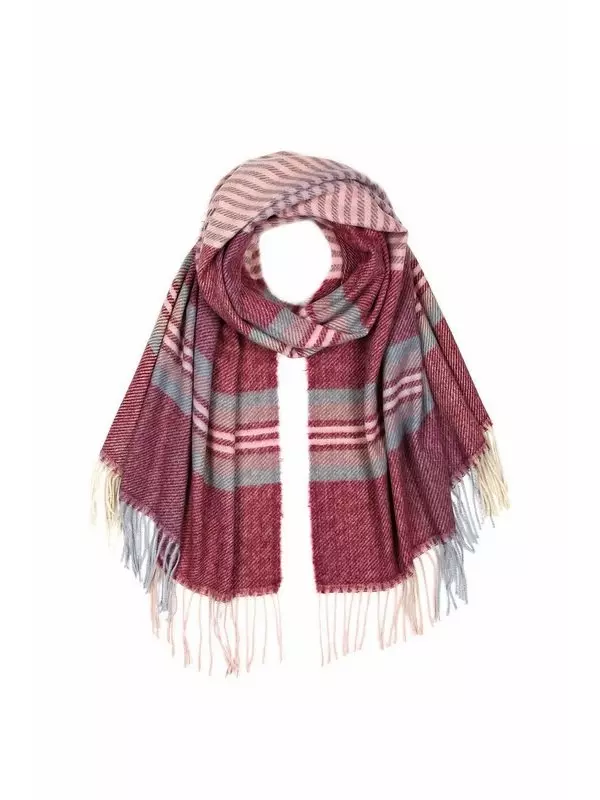 Палантин с добавлением шерсти с принтом Mellizos