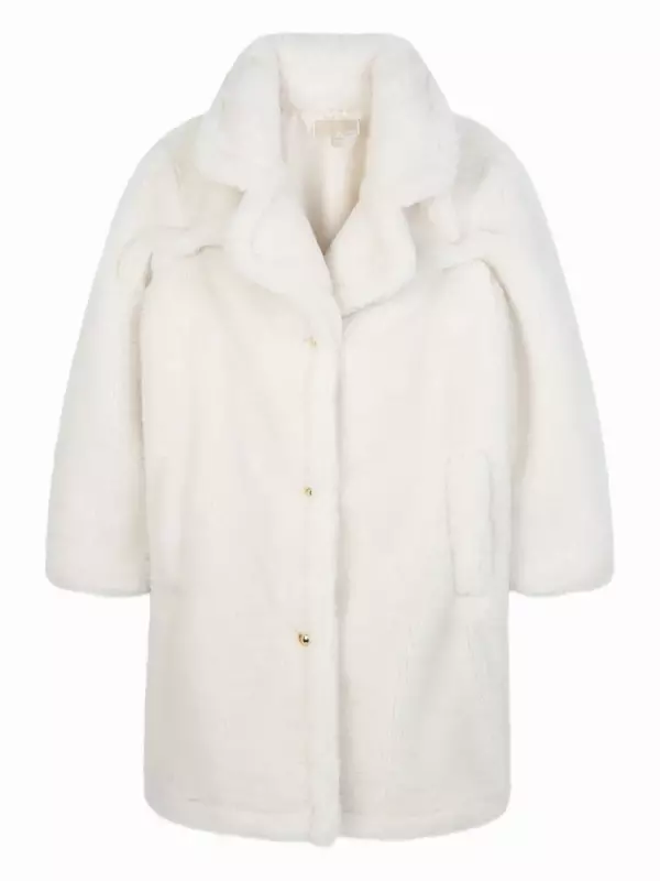 Шуба из искусственного меха Michael Kors Kids, нейтральный