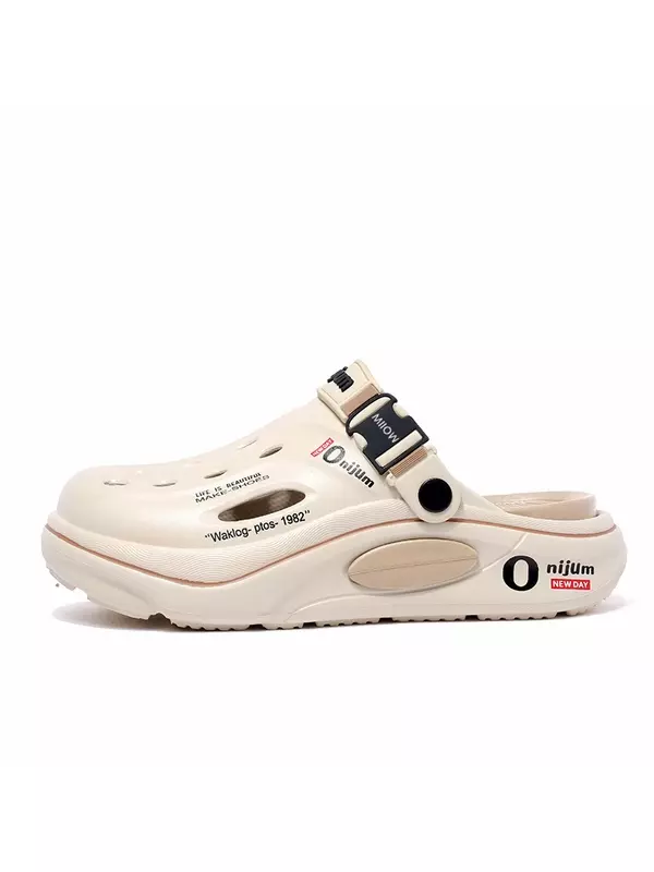 MIIOW Клоги унисекс бежево-коричневые, цвет Beige Brown