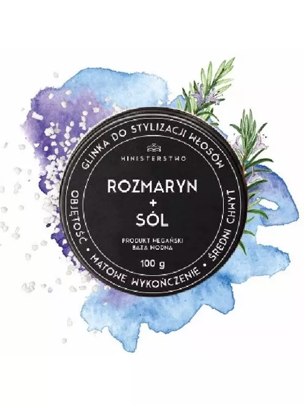 Мыло Ministry of Good, глина для укладки волос розмарин + соль, 100г Ministerstwo Dobrego Mydła