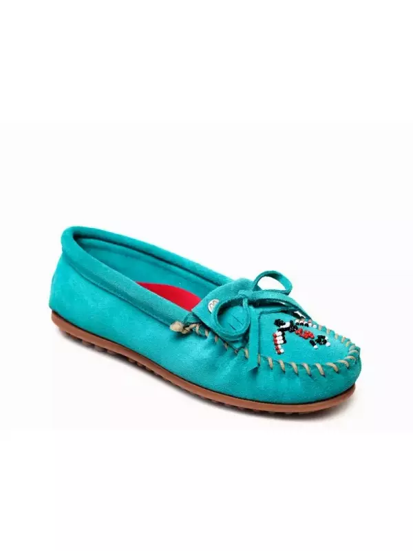 Балетки Thunderbird Animikii Moccasin Loafer Minnetonka, цвет turquoise
