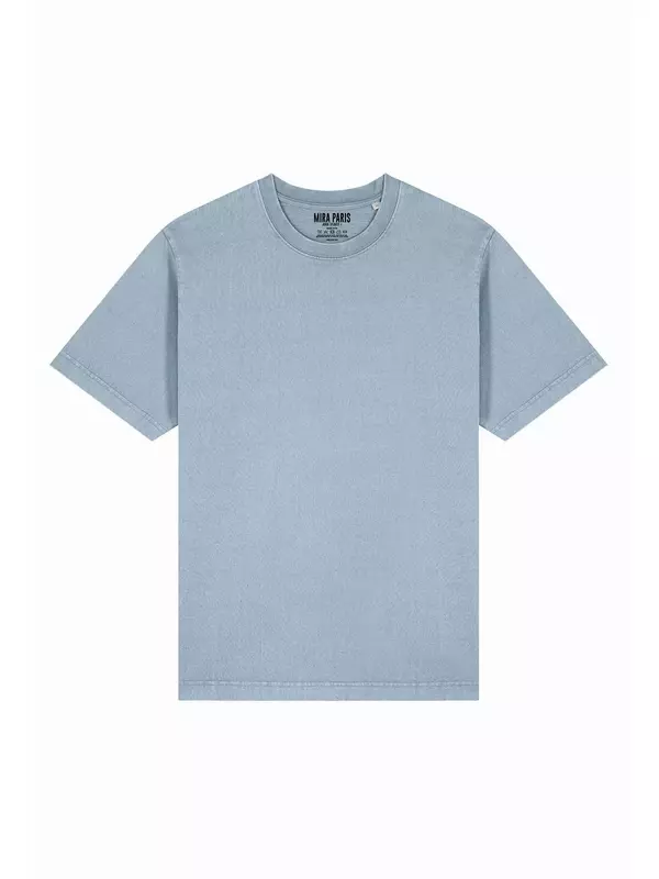 Футболка с принтом LUNAR BACK UNISEX HEAVYWEIGHT TEE Mira Paris, светло-голубой