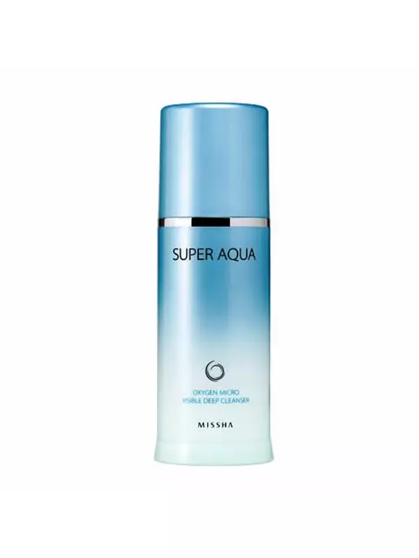 Очищающая кислородная пенка для лица Missha Super Aqua Oxygen Micro Visible Deep Cleanser