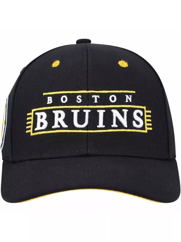 Мужская черная кепка Mitchell & Ness Boston Bruins LOFI Pro Snapback