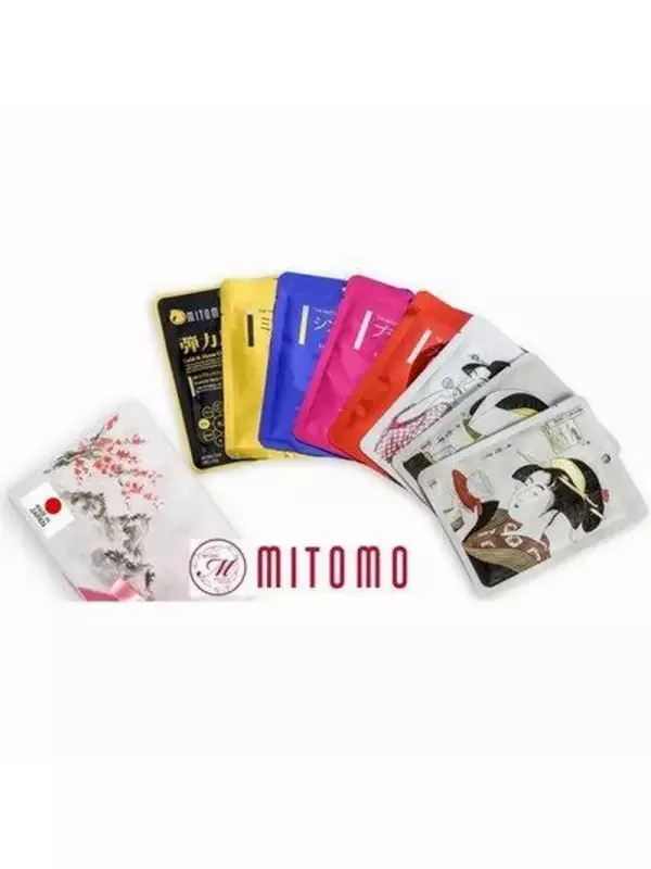 Mitomo Multipack - Подарочный набор - Японские маски для лица - 8 шт.