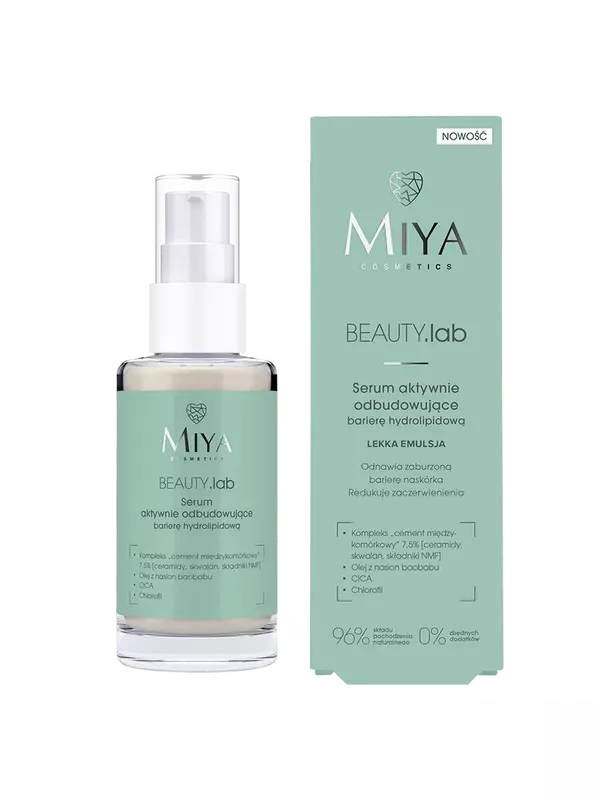 Сыворотка активно восстанавливающая гидролипидный барьер лица, 30 мл Miya Cosmetics Beauty.Lab