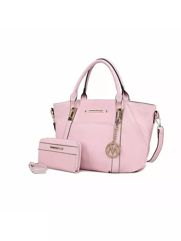 Сумка-сэтчел и кошелек Darielle Mkf Collection с ручкой на ремешке от Mia K MKF Collection, розовый