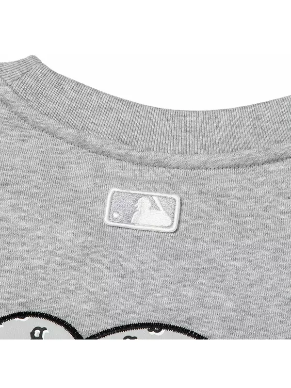 Свитшот унисекс серый MLB