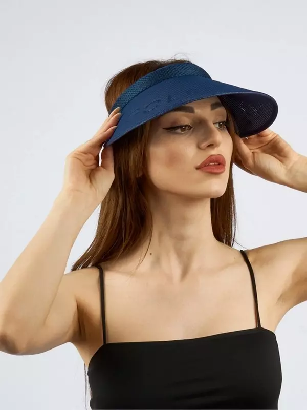 Козырек для женщин, размер 48/56, синий