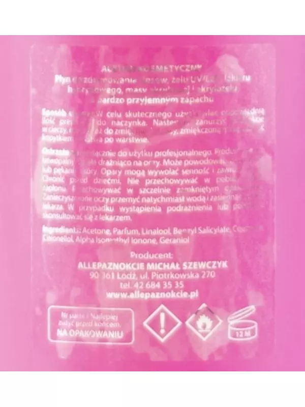 Я растворю тебя... Ремувер 1000мл ацетон Molly Lac