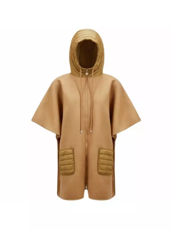 Пуховик женский Camel Moncler, коричневый