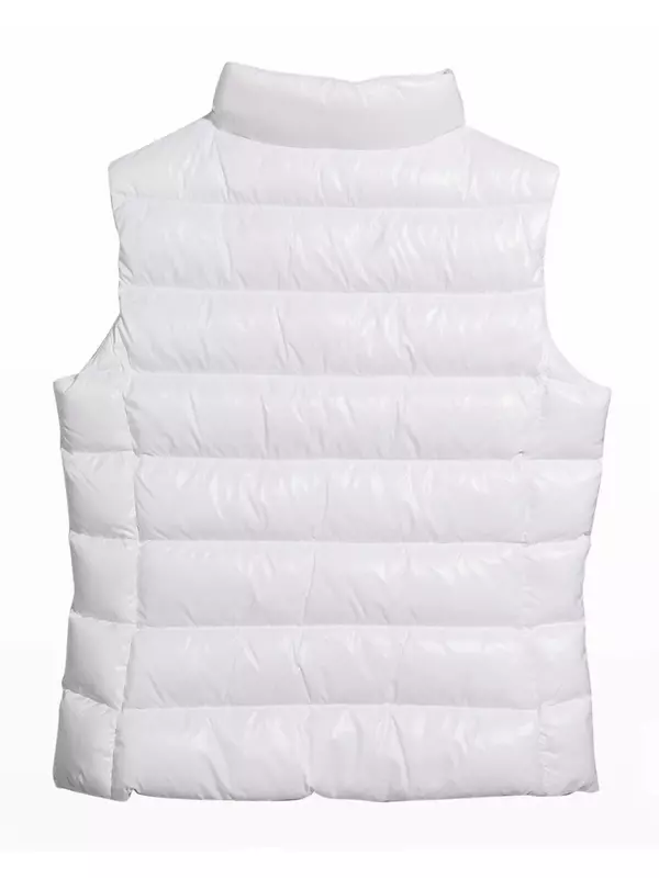 Стеганый жилет Ghany для девочек, размер 8–14 Moncler, белый