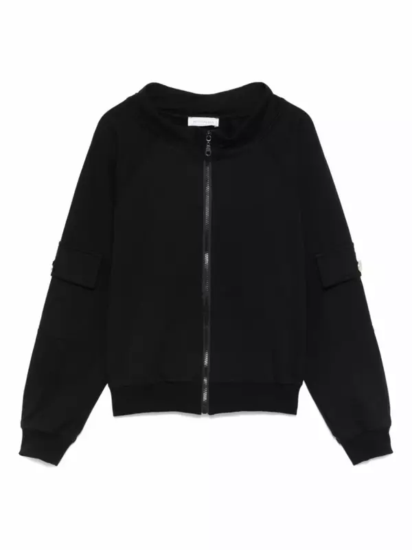 Толстовка на молнии Monnalisa, черный