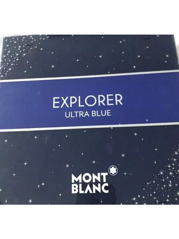 Подарочный набор Explorer Ultra Blue — парфюмированная вода-спрей, 60 мл + гель для душа для мужчин, 100 мл, Mont Blanc