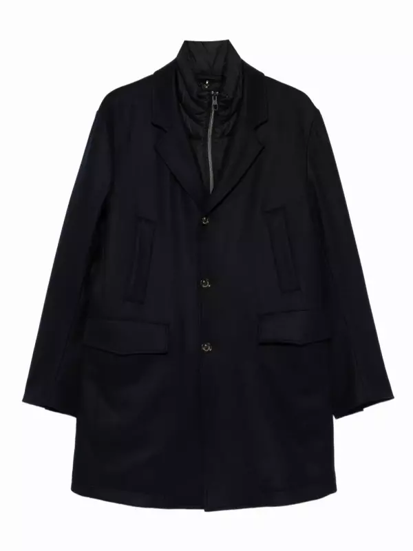 Пальто на пуговицах Montecore, синий