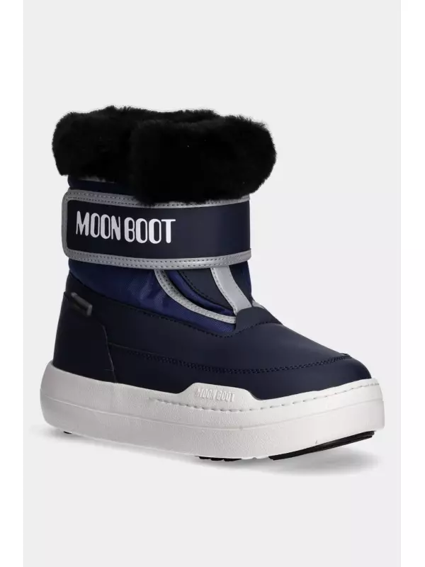 Детские зимние ботинки JR PARK STRAP Moon Boot, темно-синий